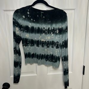 Distressed Long Sleeve Top